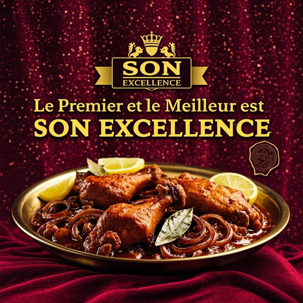 Poulet Yassa Mariné